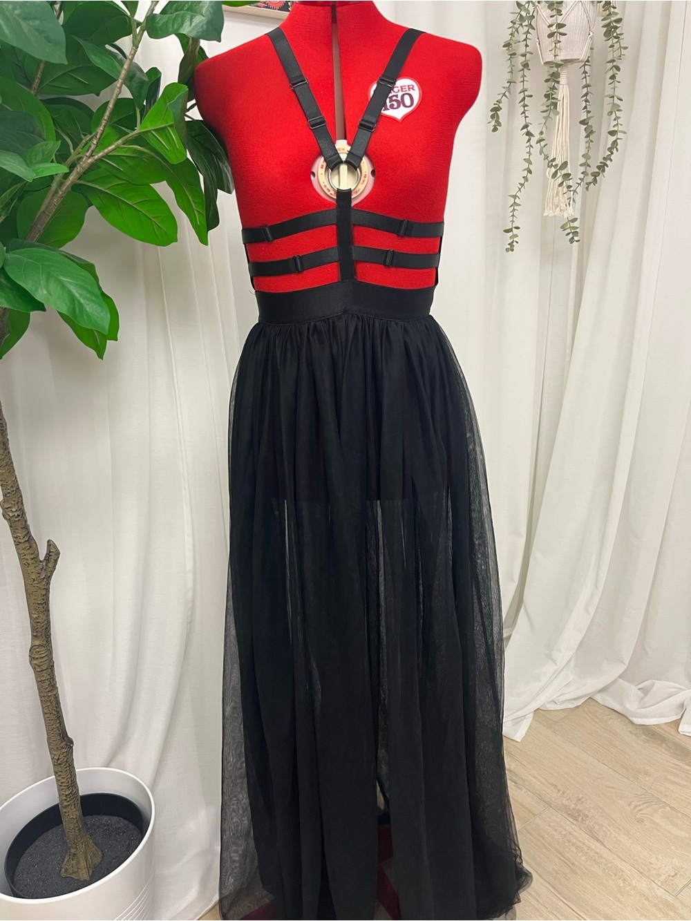 Black Tulle Maxi Skirt - Lingerie Fine